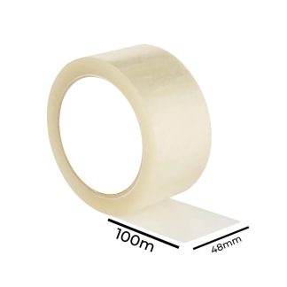 Nastro Adesivo Trasparente Acrilico da 48mm x 100m